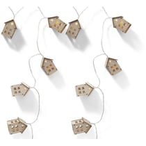Guirlande LED Lumineuse Maison Bois