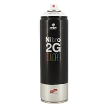 Bombe de peinture - Blanc mat - MTN Nitro 2G Color - 500ml