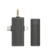 Microphone Sans Fil 3 En 1 Pour iPhone Android PC Haute Qualité et Longue Portée YONIS