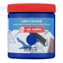Peinture pour linogravure - Bleu marin - Linoléum - Art Création - 250ml