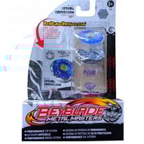 Toupie beyblade métal masters : spiral capricorn avec lanceur - type attaque - hasbro bb-102