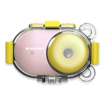 AGFAPHOTO Realikids Cam Waterproof - Appareil Photo Etanche pour Enfant, 24 MP, Ecran LCD 2.4, Batterie Lithium - Rose + MSD8GB
