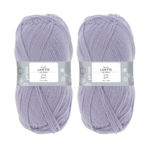 Prima Mercerie | Pelote de laine | pelote pour layette bébé | 100 % acrylique | lot de 2 pelotes