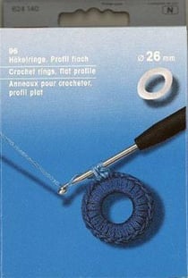 Anneaux pour crocheter plat 26mm x96