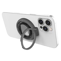 STM Anneau MagSafe pour iPhone avec Support Escamotable et Ouvre-Bouteille Gris