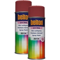 Lot de 2 sprays de peinture Belton Spectral RAL3014 vieux rose 400ml