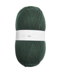 Fil de laine à tricoter Creative Soft Wool Aran - 100GR - Rico Design 37 Vert Sapin