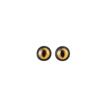 Yeux d'hiboux, 12 mm, à coudre 6 pces