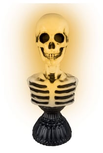 Buste squelette - sonore, lumineux - 38cm