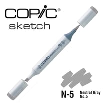 Copic - Marqueur à l'alcool Copic Sketch N5 Neutral Gray No.5