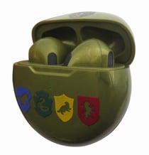 Écouteurs sans fil Bluetooth Harry Potter avec étui de chargement et de rangement