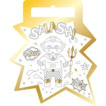 Carnet de coloriage enfant avec foil 24 pages Super Héros