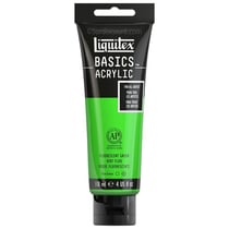 Peinture Acrylique en tube vert fluo 118ml - Liquitex Basics