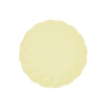 6 Petites Assiettes - Jaune Pastel