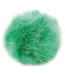 Pompons Premium Fausse Fourrure - 10cm de diamètre - Rico Design 9 Vert