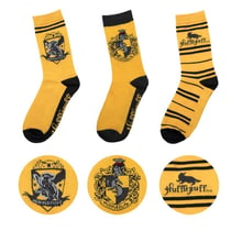 Harry Potter - Pack 3 paires de chaussettes Hufflepuff - Cinereplicas
