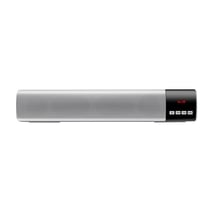 Barre De Son Bluetooth Portable 10W Haute Puissance Avec Subwoofer Pour TV Ordinateur Téléphone Argent YONIS