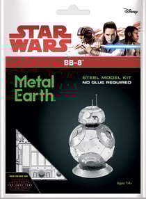 Maquette 3D métal Star Wars BB8