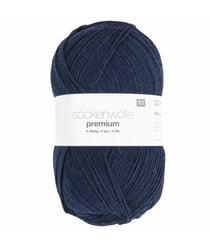 Fil à chaussette SOCKENWOLL PREMIUM 4 brins - 100gr - Rico Design 16 Bleu