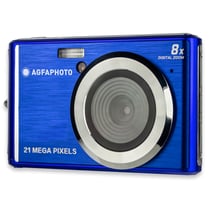 AGFA PHOTO Realishot DC5200 - Appareil Photo Compact, 21MP, Ecran LCD 2,4", Zoom Digital 8x, Vidéo HD 720p, Batterie Lithium, Cartes SD, Modes Scène