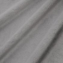 Tissu Doudou Ultra doux Ras Gris anthracite Au mètre