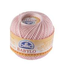 Fil à crocheter Babylo Gross. 20 - Col. 818 - Rose pâle