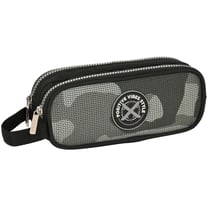 Trousse rectangulaire Black Stone 21 CM - 2 compartiments