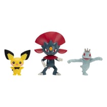 Pokémon Pack de 3 Figurines de Combat