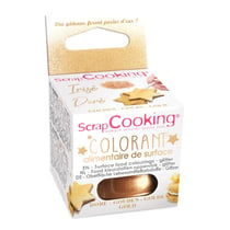 Colorant alimentaire de surface en poudre doré - 5 g