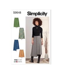 Patron Simplicity 9648 - Jupe du 36 au 52 (FR) S9648.K5 taille n°FR 44-52
