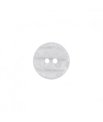 Bouton rond Fleurs 12 à 18mm 2 trous - Prym Blanc