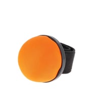 Bracelet porte-épingles ajustable - Orange fluo