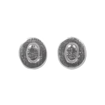 Lettres en cire - O - , argent, 9mm, 2 pces