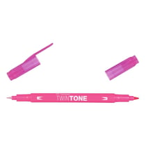 Feutre double pointe 0,8 et 0,3 mm TOMBOW TwinTone - Rose