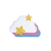 Ecusson nuage  6cm x 4,5cm