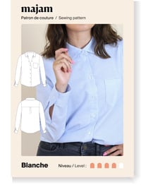 Patron Chemise - Blanche - Tailles 34 à 48