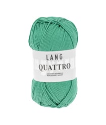 Fil à tricoter 100% coton QUATTRO - Lang Yarns 17 Vert
