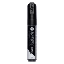 Marqueur - Peinture acrylique - Noir - Permanent - Pointe biseautée 12mm - Marbel - Darwi