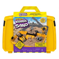Mallette chantier de construction kinetic sand - sable magique - spin master - 20122462 - modelage