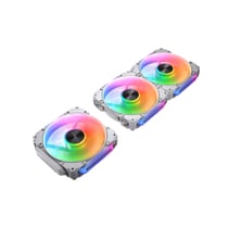 Ventilateur Gaming - Cougar Gaming - KIT3APOLAR120RGBWH - Lot de 3 ventilateurs boîtier gaming - Blanc - Roulements hydrodynamiques