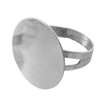 Graine Créative - Bague plateau 2cm Argenté