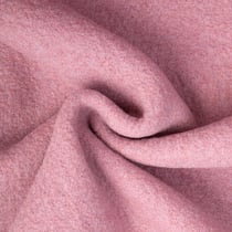 Tissu 100% Laine Bouillie uni Vieux rose