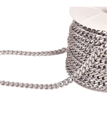 Chaîne Aluminium 7mm argent au mètre