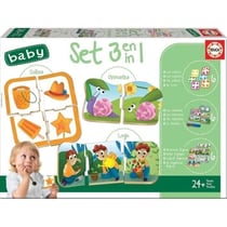 Set de 3 jeux éducatifs - Set Baby 3 en 1