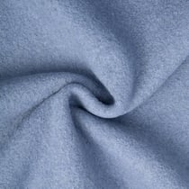 Tissu 100% Laine Bouillie uni Bleu