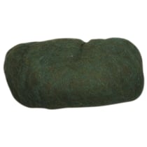 Laine vierge, mouchetée, vert pin, toison, sachet 50 g