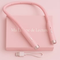 Lampe de lecture tour de cou - Rose