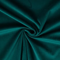 Tissu Velours ras d'ameublement uni Vert émeraude