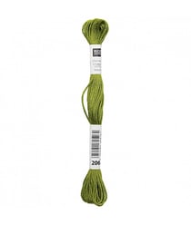 Fil à broder mouliné Uni - Rico Design 206 Vert