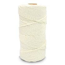 MégaCréa DIY - Fil à macramé en coton 3 mm Bobine 100 m